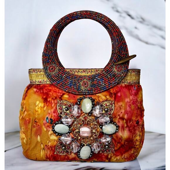 New With Tags Vintage Mary Frances Style #966-88 “Cotton Candy” Handbag - Picture 11 of 11